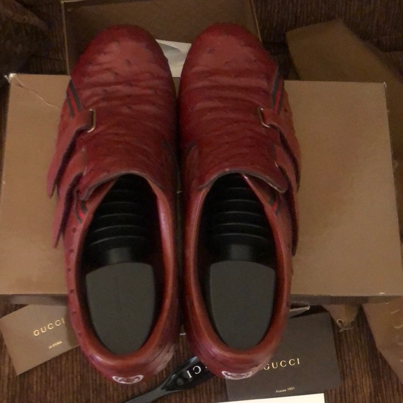 Gucci ostrich sneakers 170577  size 11G / 12 US. - Picture 7 of 15